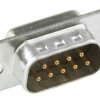 Złącze D-Sub 9-pinowe Męski Kątowe Montaż na panelu raster 2.76mm