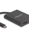 Delock USB 2.0 adapter [2x złącze męskie USB-C - 1x złącze żeńskie DisplayPort, złącze żeńskie USB-C (Power Delivery)] 6