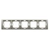 SIMON BASIC NEOS Ramka 5 pięciokrotna uniwersalna satynowa metalizowana BMRC5/29 KONTAKT SIMON