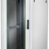 Server cabinet, 26 U, (H x W x D) 1342 x 600 x 800 mm, IP20, sheet steel, light gray, DN-19 26U-6/8-1
