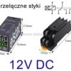 Przekażnik czasowy; elektroniczny; 12V DC; LED; 2P