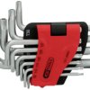 KS Tools 151.4840 TX Zestaw kluczy trzpieniowych TB 8, TB 10, TB 15, TB 20, TB 25, TB 27, TB 30, TB 40, TB 45, TB 50 10