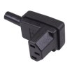 C13 IEC Right Angle Rewireable Straight Cable Socket 10A