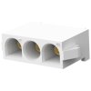 Pin header, 3 pole, pitch 6.35 mm, straight, natural, 350760-5