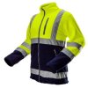 Bluza polarowa ostrzegawcza, żółta, rozmiar M 81-740-M