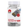 Wtyk Modularny Rj45 8P8c Kat.5E Ekranowany Ftp Uniwersalny Drut Linka Neku...