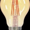401073 LED filament bulb E27, 4.5 W, 400 lm, 2000 K, dimmable, gold