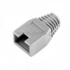 Osłonka na wtyk UTP 8p8c szara RJ 45 guma