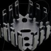 FK 223 SA-CB Heat sink 42mm 6.8 K/W black anodised