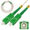 Patchcord światłowodowy FO SM SC/APC-SC/APC simplex 9/125 G.657A1 40m NEKU