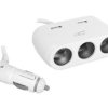 ROZGALEZNIK ZAPAL.3GN.+2*USB 1A BIALY