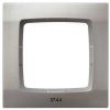 KARO Ramka 1 pojedyncza do wyłączników IP44 srebrny perłowy RH-1S/43 OSPEL
