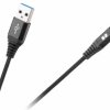 KABEL USB C REBEL 100 CM CZARNY