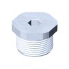 Wiska 10062398 EVSGS 32 Light Grey Plastic Hexagonal Blind Plug