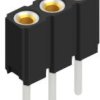 Socket header, 3 pole, pitch 2 mm, straight, 10027647