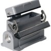 Surface mount housing, size A16, die-cast aluminum, 2 x M25, angled, longitudinal bow locking, IP65, 1788780000