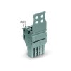 WAGO 2022-102/132-000 2p 1 Conductor F Plug w Strain Relief AWG 22-12