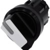 Przełącznik 2 pozycyjny 22mm czarny/biały bez samopowrotu O-I możl podświetlenie tworzywo IP69k SIRIUS ACT 3SU1002-2BF60-0AA0