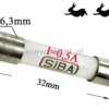 0.5A bezp. super szybki FF; ceramik 6,3x32mm 1000V