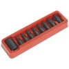 Sealey AK5610 Impact TRX-Star Bit & Holder Set 9pc 1/2"Sq Drive