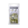 HellermannTyton 148-90054 HCPM Connector clip 2-pin 20pcs transparent/yellow