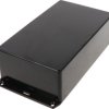 ABS enclosure, (L x W x H) 191 x 110 x 61 mm, black (RAL 9005), IP54, 1591ESFLBK