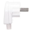 Wtyczka kątowa W 10 Unischuko 16A 2P+Z biała 31-12201.01\P01