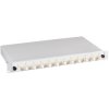 FO splice box, 24 x 50/125 OM3, 24 x E2000, (W x H x D) 483 x 44.5 x 244 mm, gray, BA71503.24OM3
