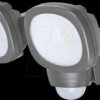 1178900200 LED floodlight LUFOS, 2x 240 lm, 5000 K, battery, IR sensor