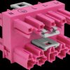 770-1746/080-000 WINSTA® MIDI, 3-way distributor, 5-way, pink