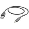 Hama 201595 USB charging cable USB 2.0 USB-A to USB-C 1.50 m Black