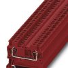 Through terminal block, spring balancer connection, 0.08-4.0 mm², 2 pole, 24 A, 8 kV, red, 3037096