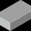 ABS enclosure, (L x W x H) 160 x 95 x 45 mm, gray (RAL 9018), COFFER A/7.5