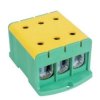 Blok rozdzielczy ‑ odgałęźny 3 ‑ polowy 35-240mm2 żółto - zielony montaż płaski FJ-E240/3/D 1000077