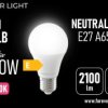 Żarówka LED E27 A65 17W 2100lm 4000K klasa E Forever Light