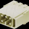 09 14 005 2616 ES module male insert, 5-pin 16A