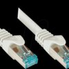 8064-H003 Patch cable, Cat.6A, S/FTP, incl. SN + test report, 0,25 m, grey