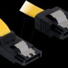 82810 Cable SATA 6 GB/s GE/ob 50 cm yellow metal