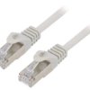Patch cord F/UTP, Cat 6, RJ45 wtyk z obu stron, linka, CCA, 5m, PVC, szary PP6-5M