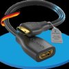 X-PHA020-0015 Adapter, HDMI-C-Stecker auf HDMI-A-Buchse, schwarz