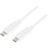 LogiLink CU0131 USB cable USB 3.2 Gen 1 USB-C to USB-C 1m White