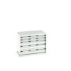 Szafa 5, kolor: Jasnoszary, materiał: Stal, 800 mm x 750mm x 1050 mm, Bott
