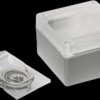 ABS enclosure, (L x W x H) 85 x 80 x 55 mm, light gray (RAL 7035), IP65, RP1065C