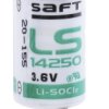 Bateria 1/2 AA 3.6V 1/2 AA 1.2Ah Saft Lit-chlorek tionylu Etykiety