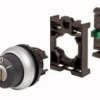Eaton 110921 M22-WS-K10-BVP Przycisk kluczykowy pierścień przedni z tworzywa sztucznego klucz czarny 1 szt.