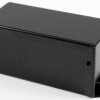 Aluminum enclosure, (L x W x H) 127 x 56 x 56 mm, black (RAL 9005), IP32, 1411FBKBK