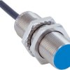 Czujnik zbliżeniowy M18 Indukcyjny 8 mm SICK Częściowo wpuszczany 10 → 30 V DC długość 50mm Gwintowany