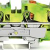 3-wire protective earth terminal, spring-clamp connection, 0.5-16 mm², 1 pole, green-yellow, 2216-1307