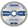 IRWIN® 1897397 Construction Mitre Circular Saw Blade 216 x 30mm x 60T ATB/Neg