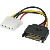 LINDY 70396 SATA Power to IDE 4-Pin Adapter Cable 0.12m Multicolour